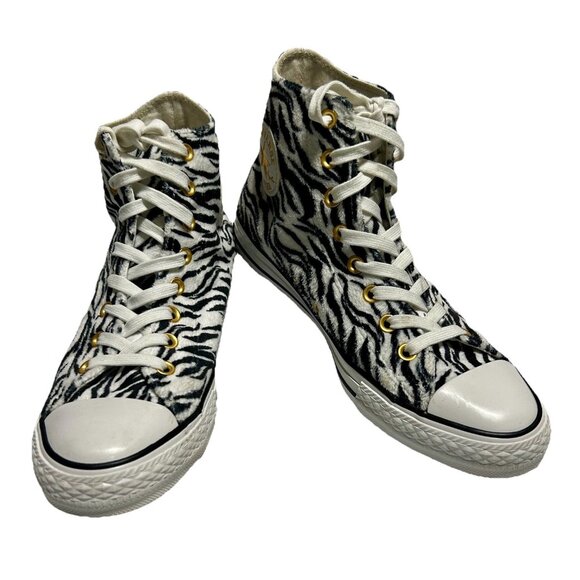 Converse Chuck Taylor 159467C Zebra Gold High Tops - Men’s 8 Women’s 10 - Picture 1 of 11